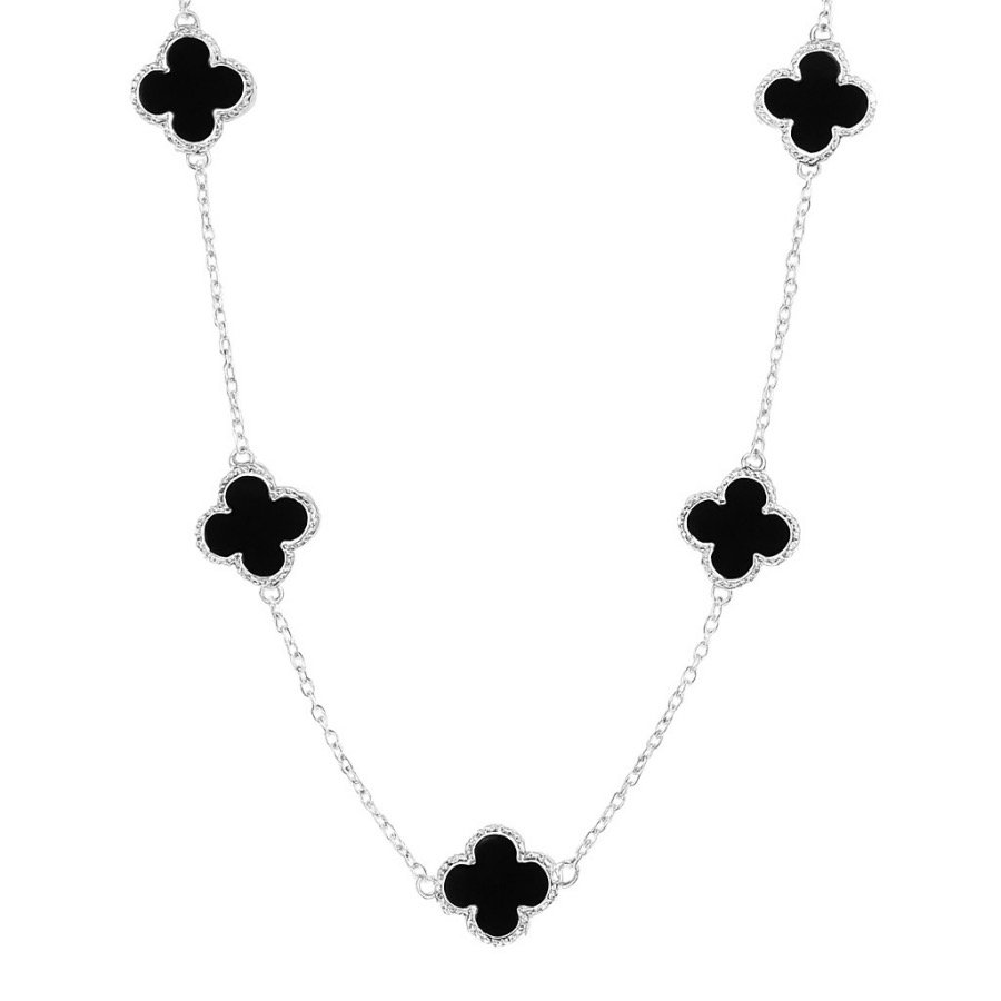 Sidabrinė grandinėlė su Dobilais