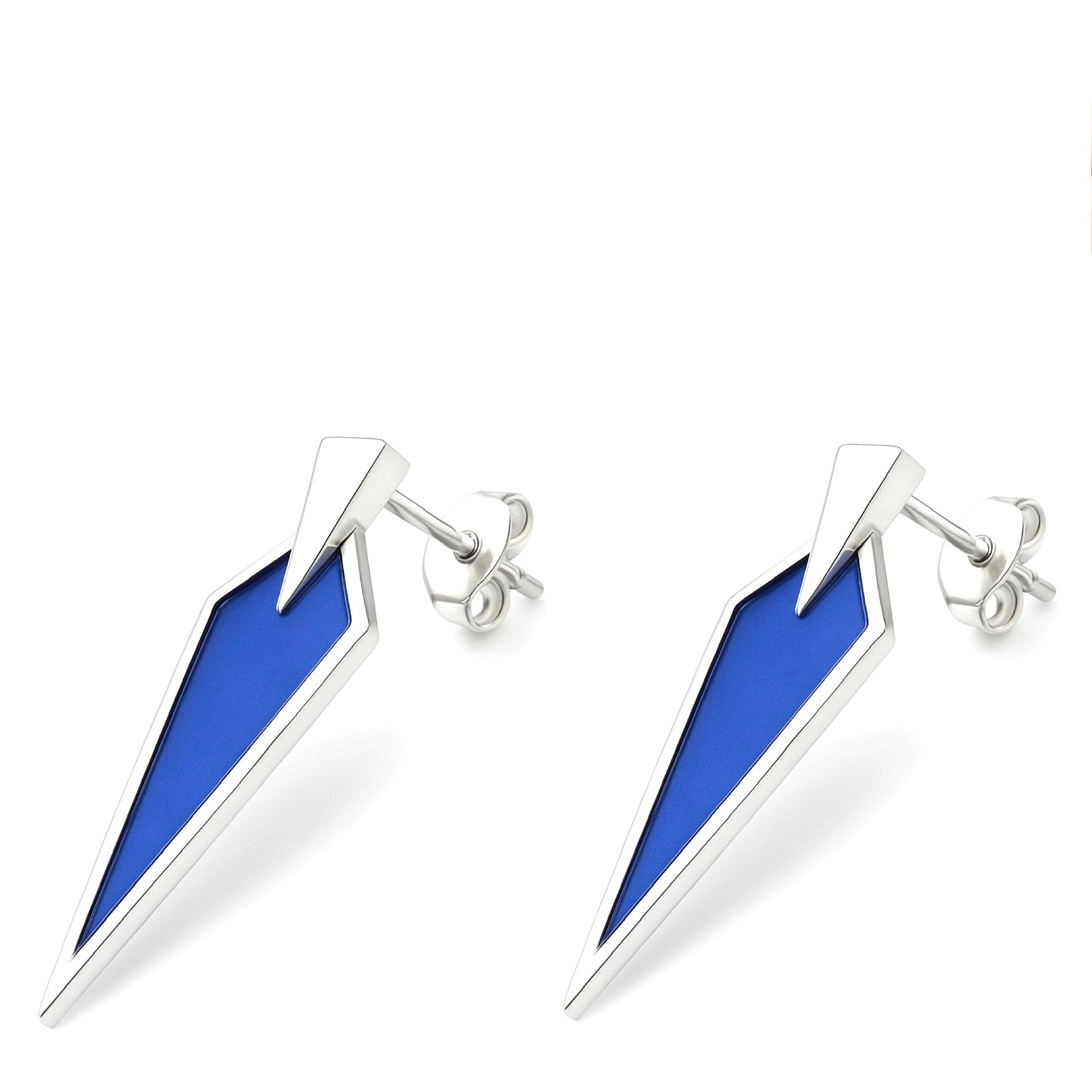 Sidabriniai auskarai su Titanu