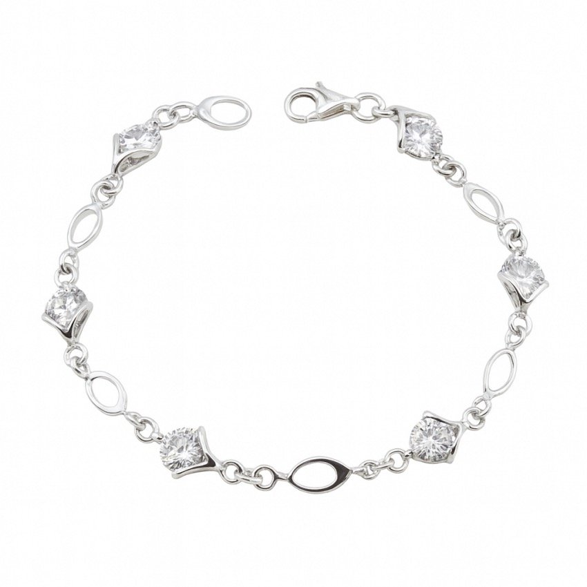 Sidabrinė apyrankė su Cirkoniu Sidabrinė apyrankė su Cirkoniu