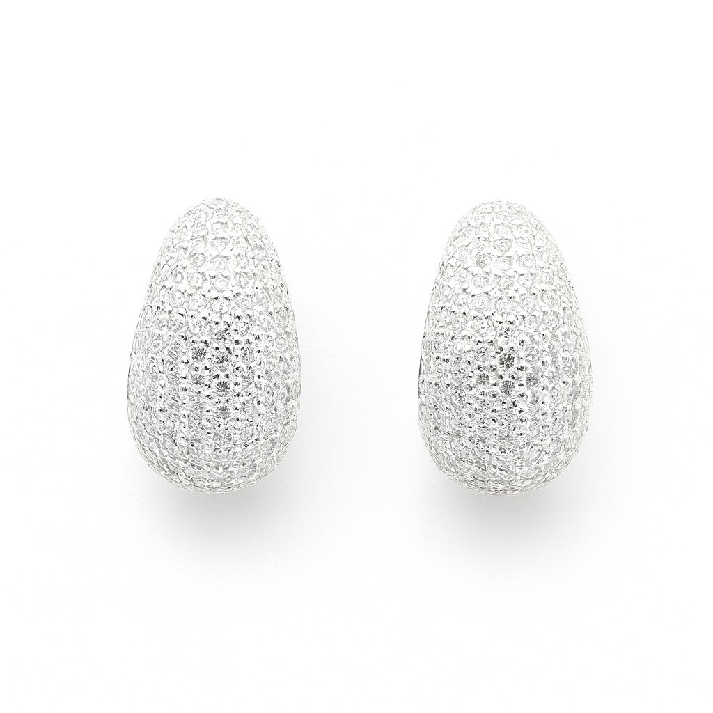 Sidabriniai auskarai su Cirkoniu