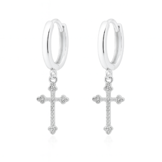 sidabriniai auskarai