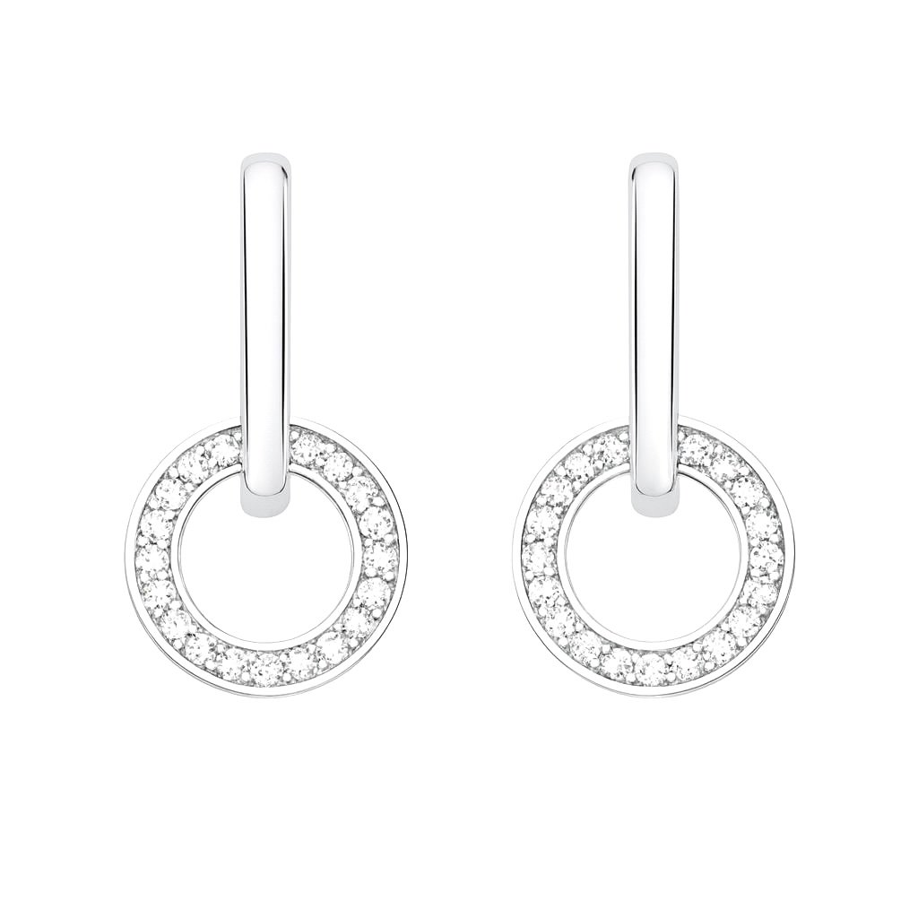 Sidabriniai auskarai su Cirkoniu