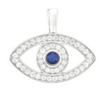 Sidabrinis pakabukas Akis