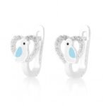 Sidabriniai auskarai Paukštukai