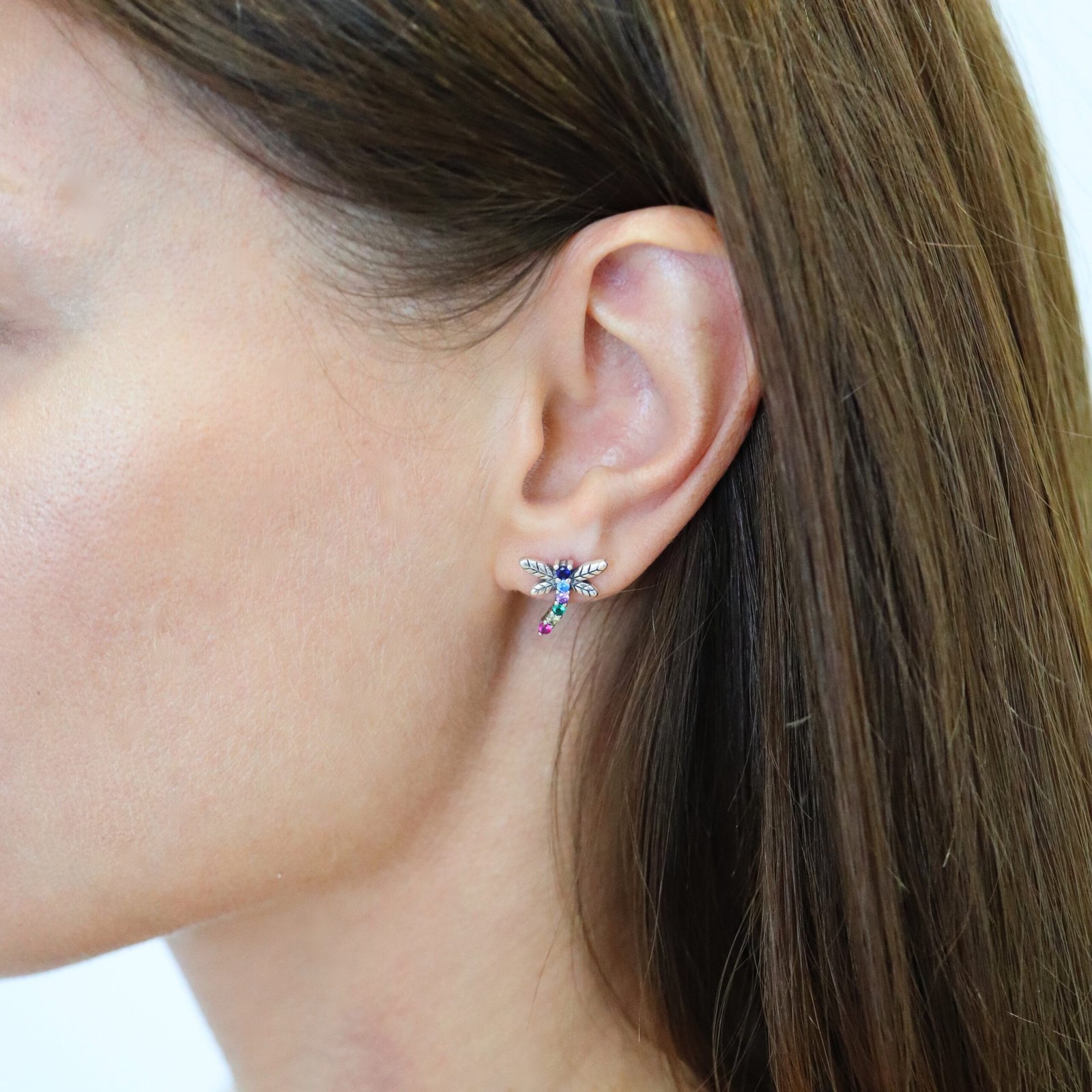 Sidabriniai auskarai Laumžirgiai