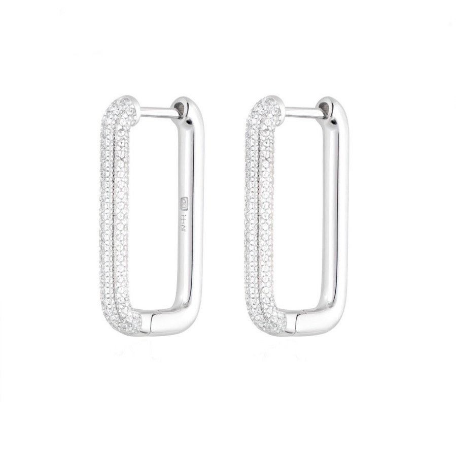 Sidabriniai auskarai su Cirkoniu