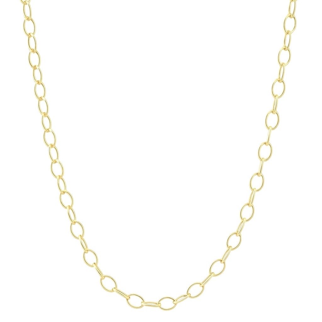 Sidabrinė paauksuota grandinėlė