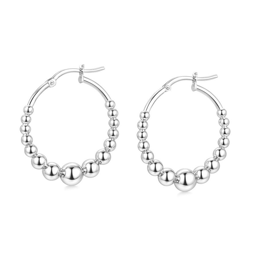 Sidabriniai auskarai Burbuliukai