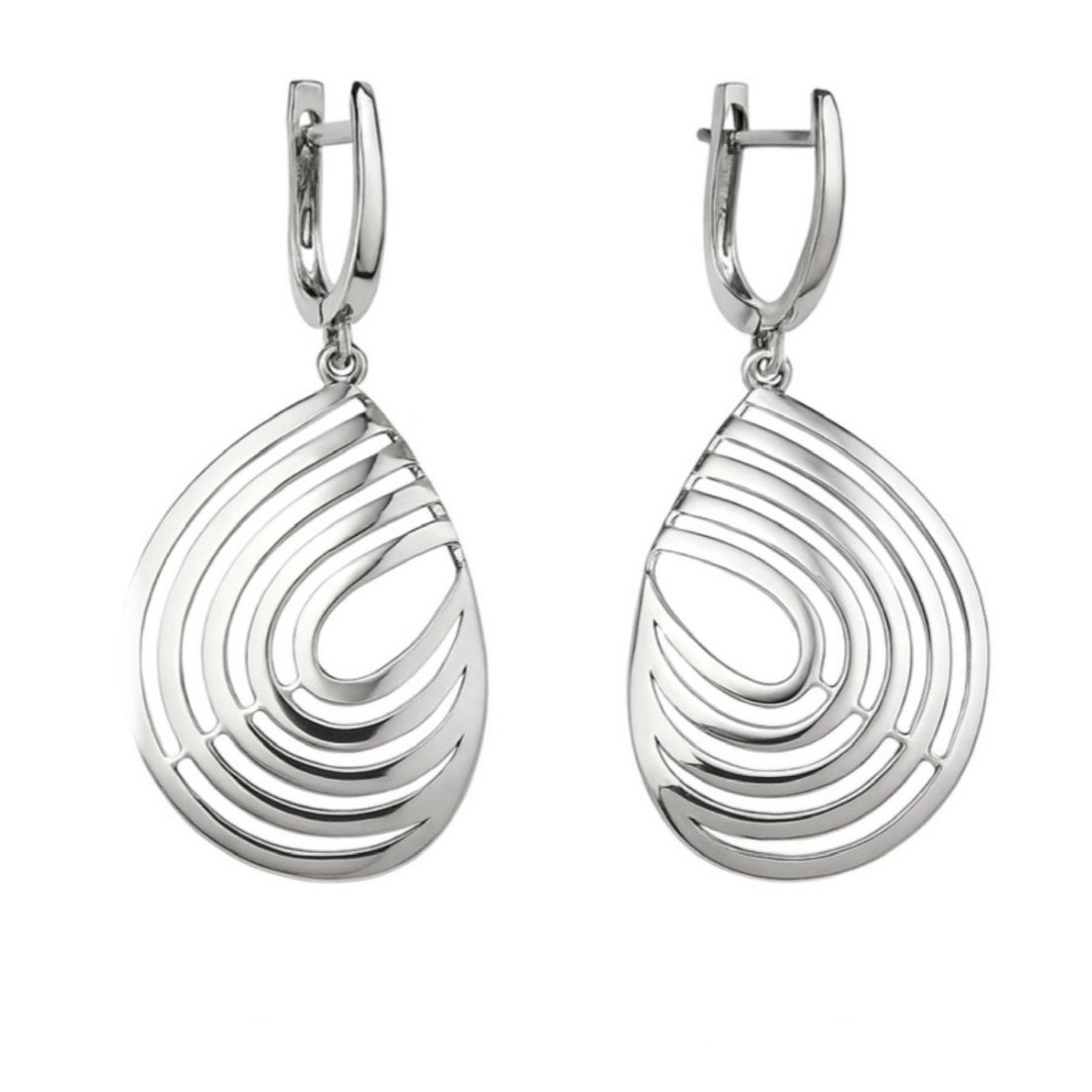 Sidabriniai masyvus auskarai