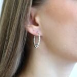 Sidabriniai auskarai Burbuliukai