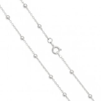 Sidabrinė grandinėlė su Burbuliukais