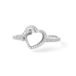 Sidabrinis žiedas Širdelė