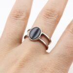 Sidabrinis žiedas su Oniksu