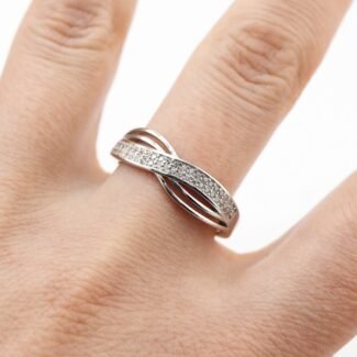 Sidabrinis žiedas su Cirkoniu