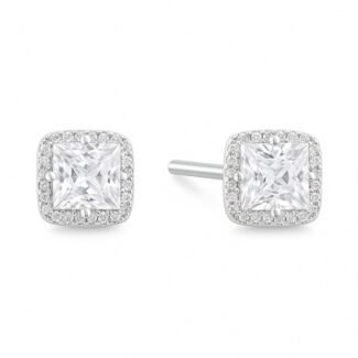 Sidabriniai auskarai su Cirkoniu