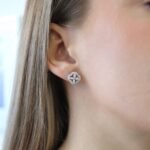 Sidabriniai auskarai su Cirkoniu