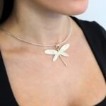 Sidabrinis paauksuotas pakabukas Laumžirgis