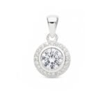 Sidabrinis pakabukas su Cirkoniu