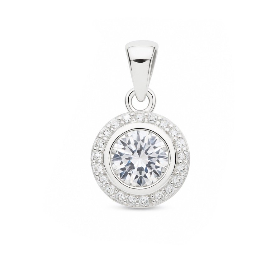 Sidabrinis pakabukas su Cirkoniu