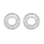 Sidabriniai auskarai su Cirkoniu