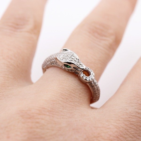 Sidabrinis žiedas Puma