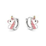 Sidabriniai auskarai Vienaragiai