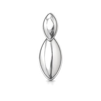 Sidabrinis minimalistinis pakabukas