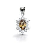 Sidabrinis pakabukas su cirkoniu