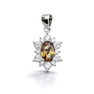 Sidabrinis pakabukas su cirkoniu