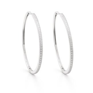 Sidabrinės rinkės su cirkoniu