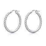 Sidabriniai auskarai rinkės