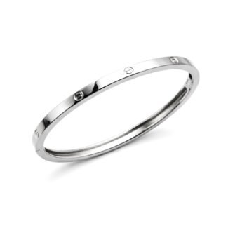 Sidabrinė moderni apyrankė